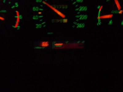 A 80 kms por hora, no se muy bien pero marca 6.6, vaya calidad la de Olympus!!