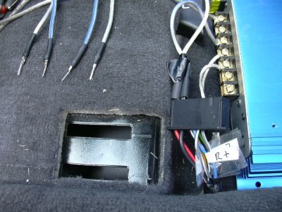 conector una vez asiento desmontado